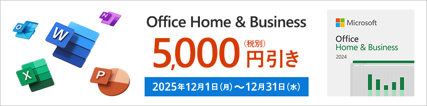 Office Home&Business 5000�~(�ŕ�)���� 2025�N12��1���i���j�`12��31���i���j