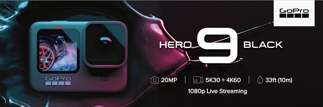 GoPro(ゴープロ) HERO9 Black 5K動画撮影対応のアクションカメラ