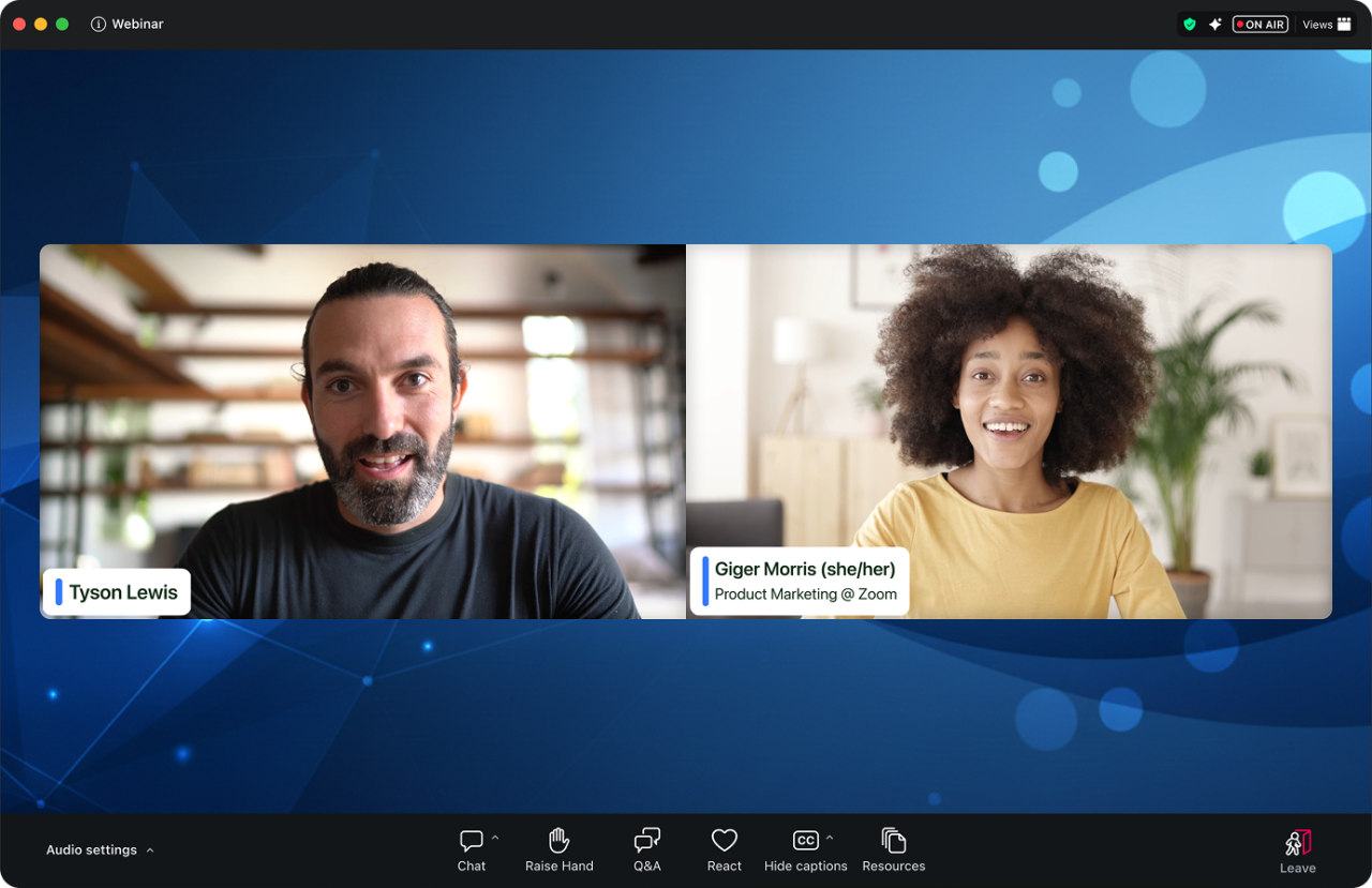 Zoom Webinars